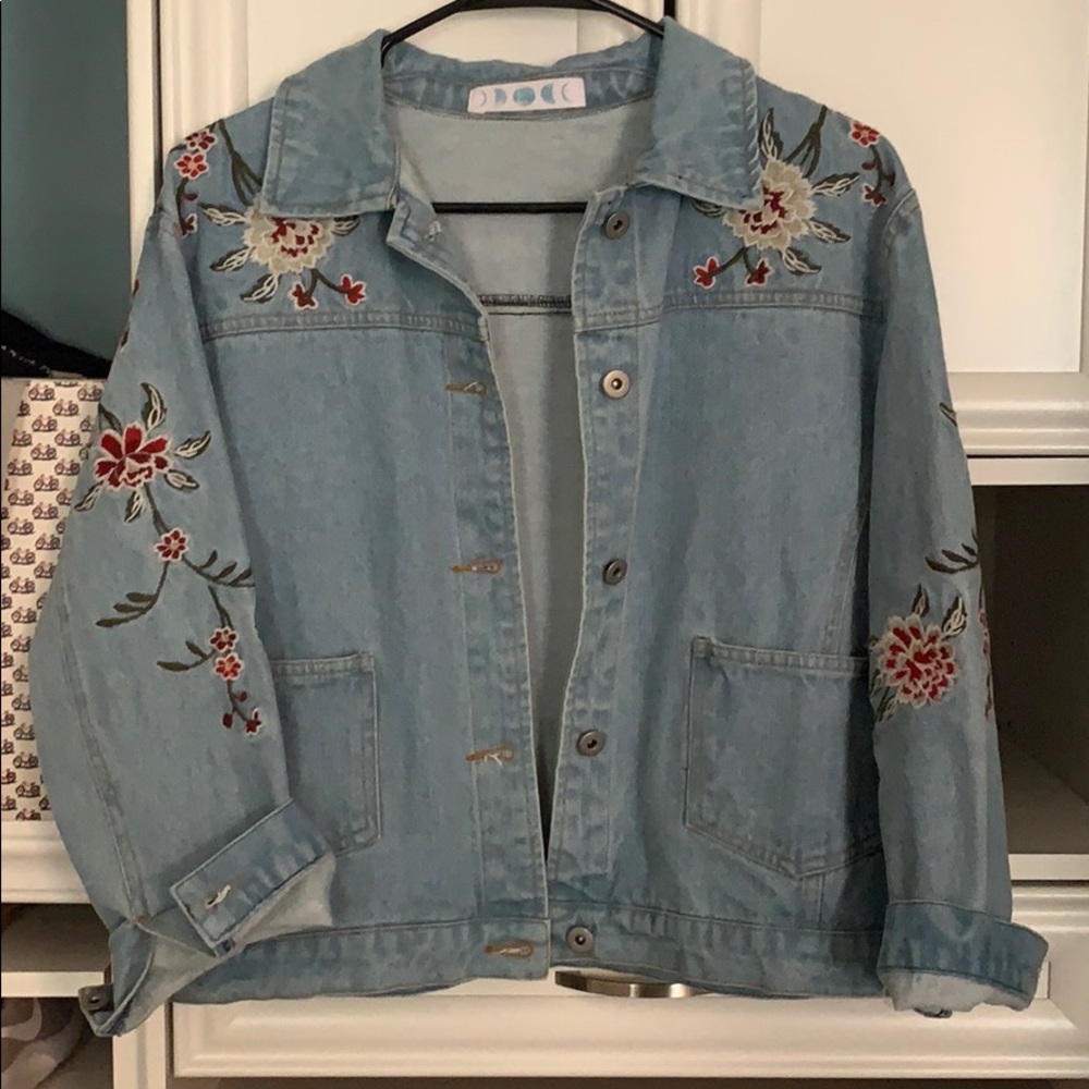 Denim jacket from lizard thicket